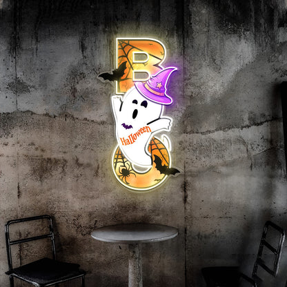 Ghost Boo Acrylic Led Neon Sign Halloween Decor | Shineneon