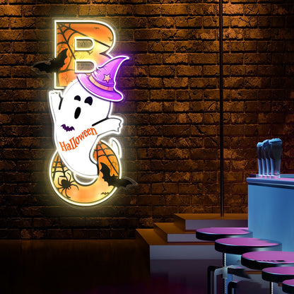 Ghost Boo Acrylic Led Neon Sign Halloween Decor | Shineneon
