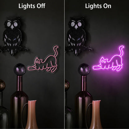 Ghost Cat LED Neon Sign - Shineneon