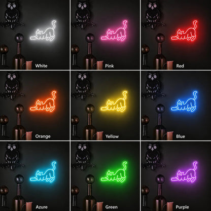 Ghost Cat LED Neon Sign - Shineneon