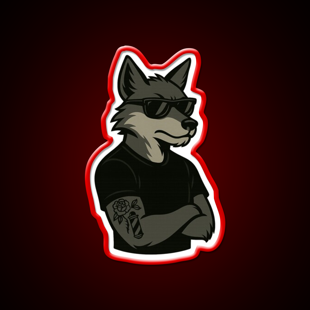 Ghost Fade From Road Kng Rivi Barber Shop Haircut Led Neon Sign