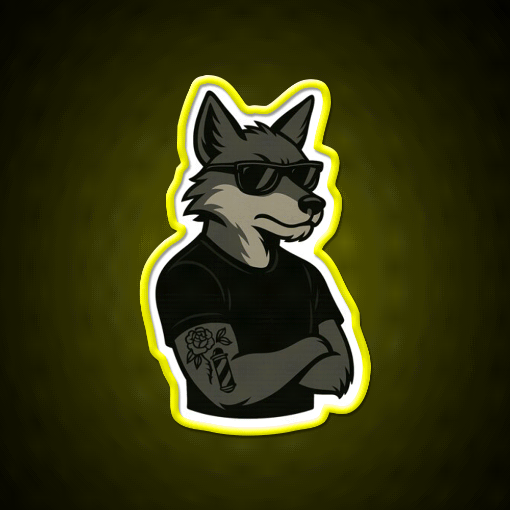 Ghost Fade From Road Kng Rivi Barber Shop Haircut Led Neon Sign