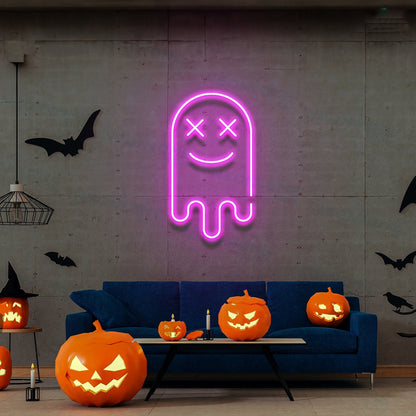 Ghost Led Neon Sign Ghost Halloween Decoration | Shineneon