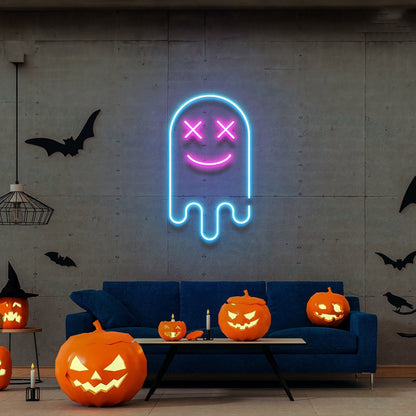 Ghost Led Neon Sign Ghost Halloween Decoration | Shineneon