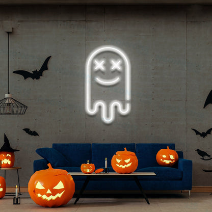 Ghost Led Neon Sign Ghost Halloween Decoration | Shineneon