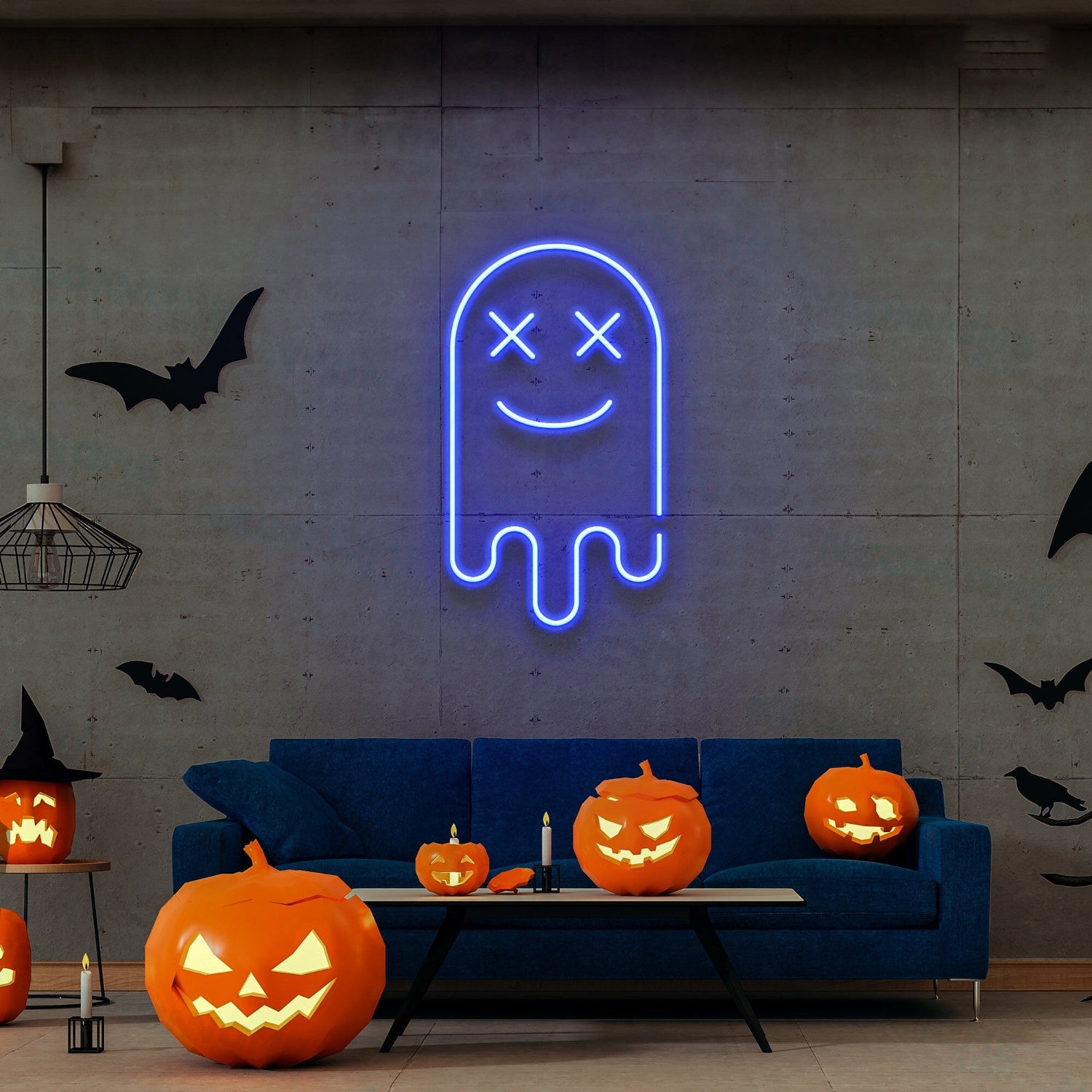 Ghost Led Neon Sign Ghost Halloween Decoration | Shineneon