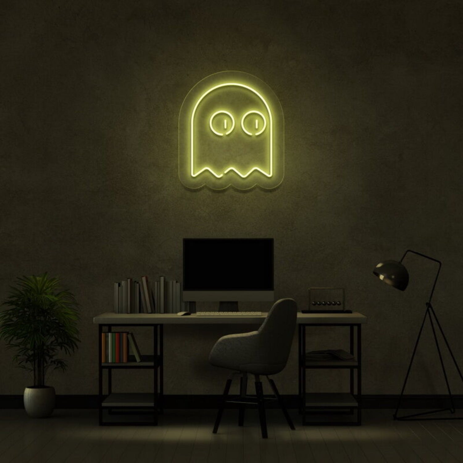 Ghost Man Neon Sign For Halloween And Fun Decor | Shineneon