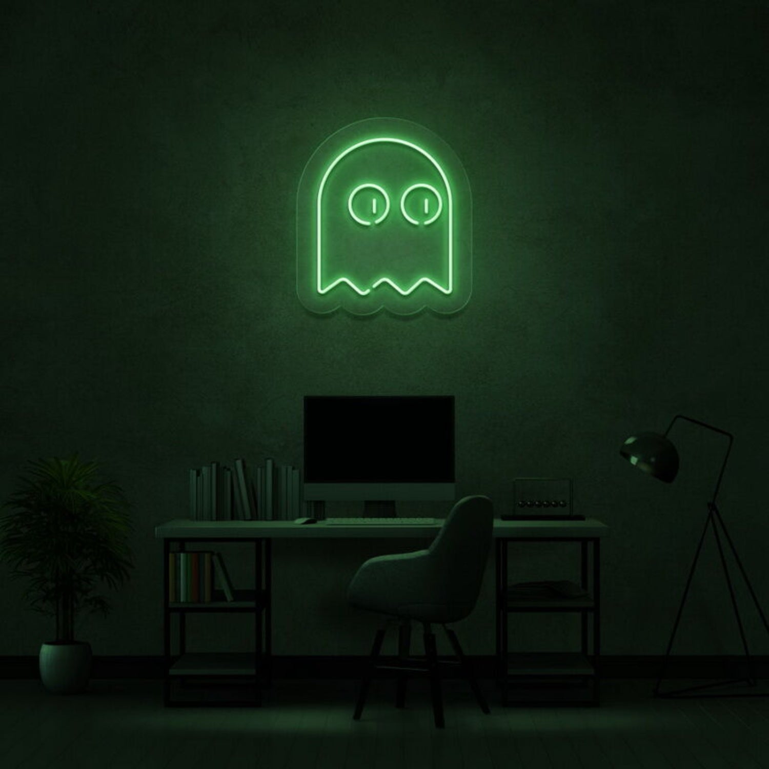 Ghost Man Neon Sign For Halloween And Fun Decor | Shineneon
