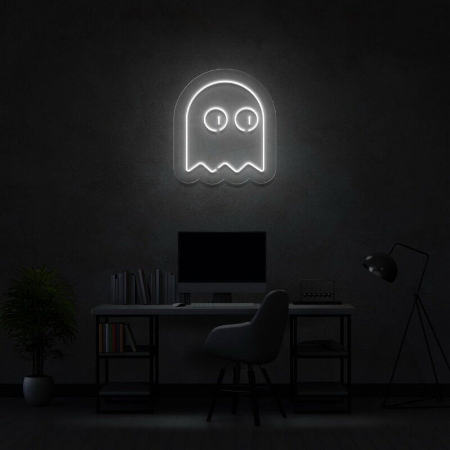 Ghost Man Neon Sign For Halloween And Fun Decor | Shineneon