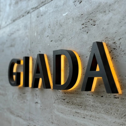 Gianda 3D Backlit Channel Letters Led Light Sign