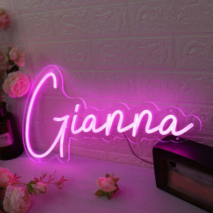 Gianna Pink Led Neon Sign - Shineneon