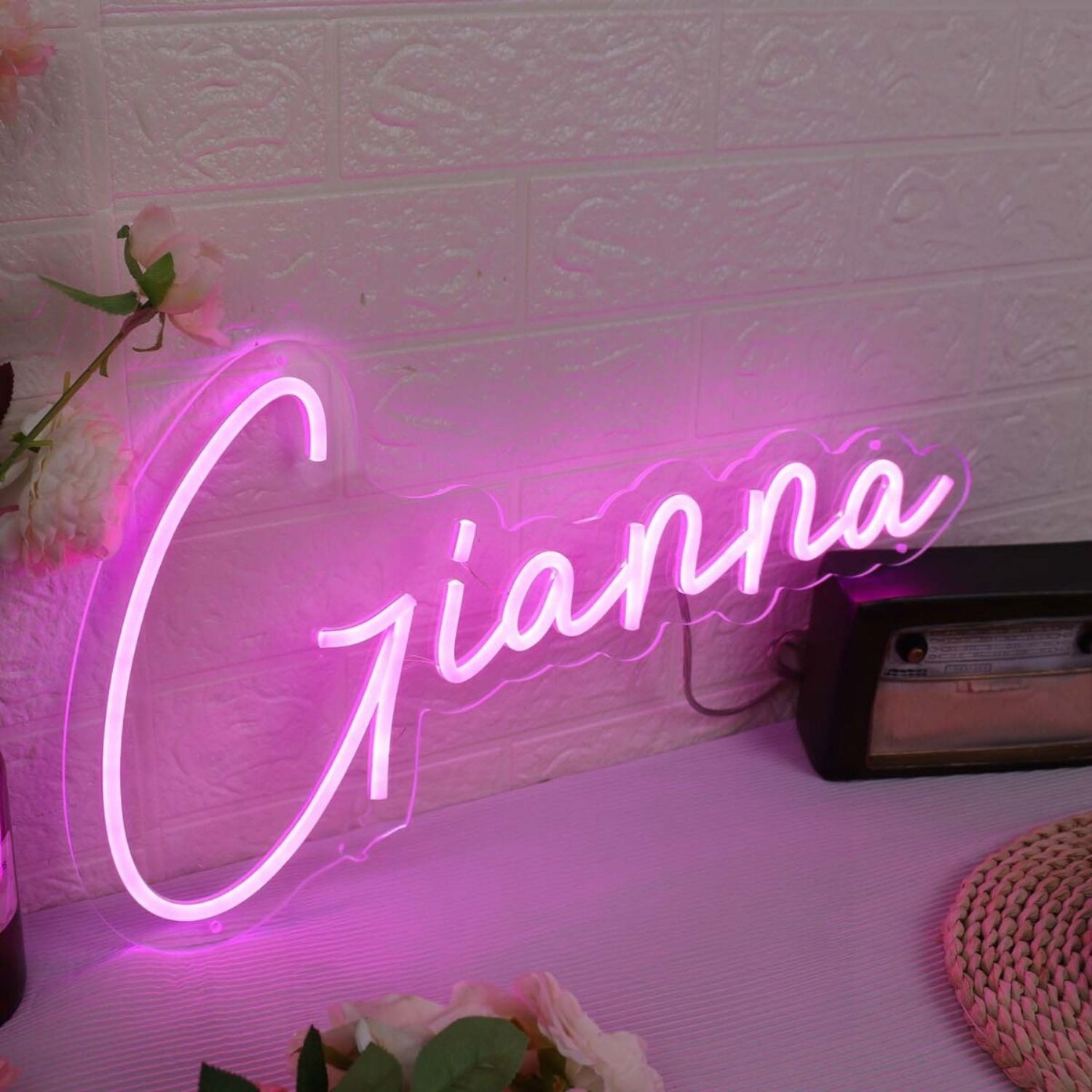 Gianna Pink Led Neon Sign - Shineneon