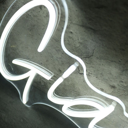 Gianna White Led Neon Sign For Personalized Decor | Shineneon