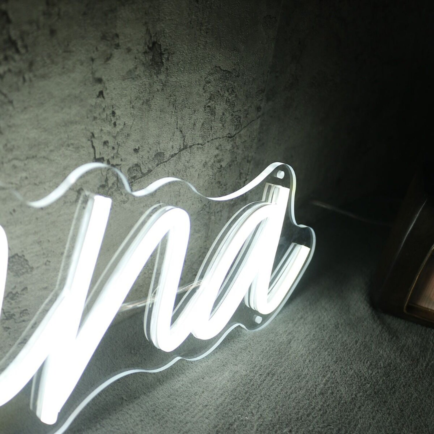 Gianna White Led Neon Sign For Personalized Decor | Shineneon