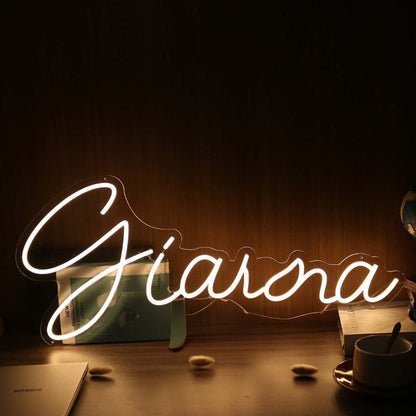 Gianna Yellow Led Neon Sign - Shineneon