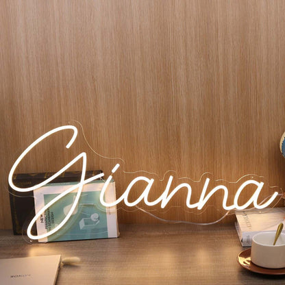 Gianna Yellow Led Neon Sign - Shineneon