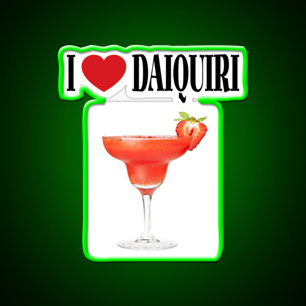 Gift For Those Who Loves Daiquiri Cocktail Bar Decor Led Neon Sign Rgb Color - LED neon sign view 8