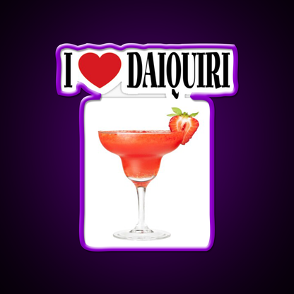 Gift For Those Who Loves Daiquiri Cocktail Bar Decor Led Neon Sign Rgb Color - LED neon sign view 9