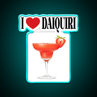 Gift For Those Who Loves Daiquiri Cocktail Bar Decor Led Neon Sign Rgb Color - Shineneon