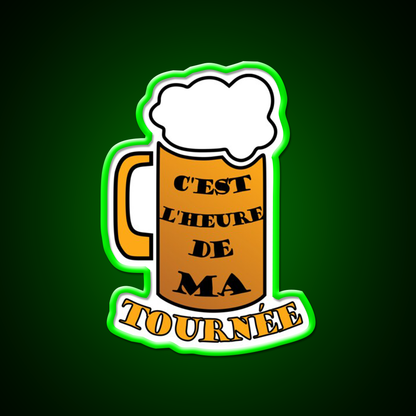 Gift Humor Man Beer Aperitif Birthday Man Cave Bar Led Neon Sign Rgb Color - LED neon sign view 8