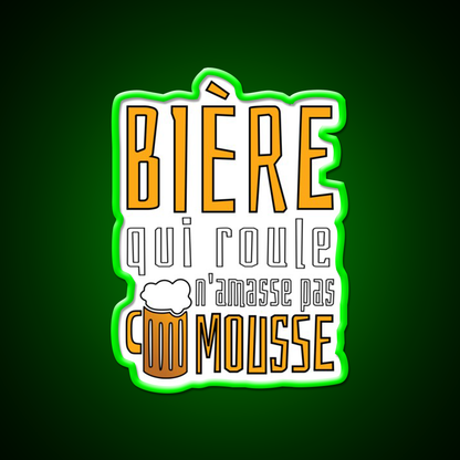 Gift Humor Man Beer Aperitif Man Cave Bar Led Neon Sign Bar Decor Rgb Color