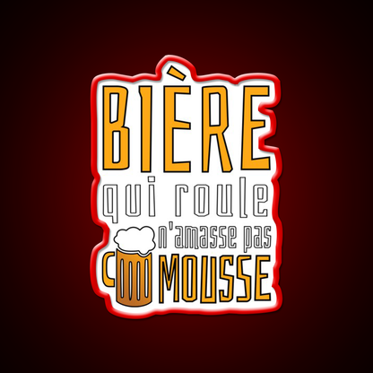 Gift Humor Man Beer Aperitif Man Cave Bar Led Neon Sign Bar Decor Rgb Color