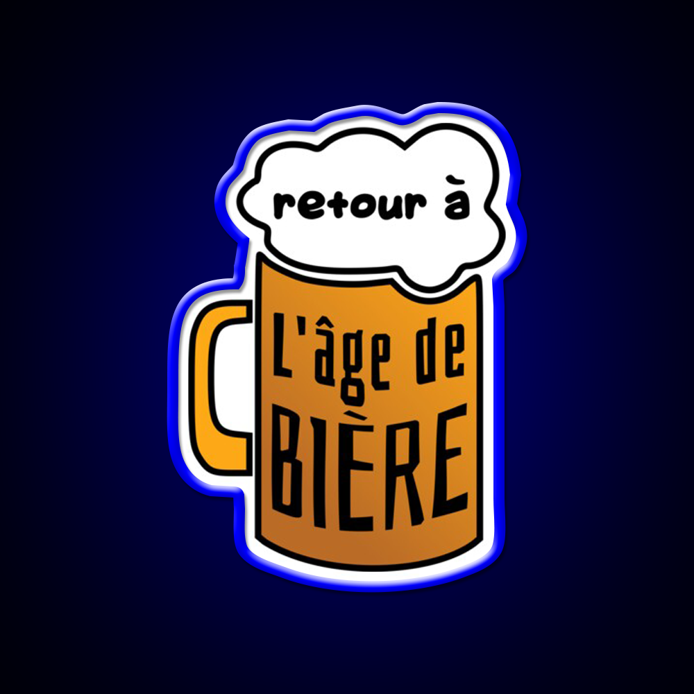 Gift Humor Man Beer Aperitif Man Cave Bar Led Neon Sign Bar Wall Art Rgb Color - LED neon sign view 5