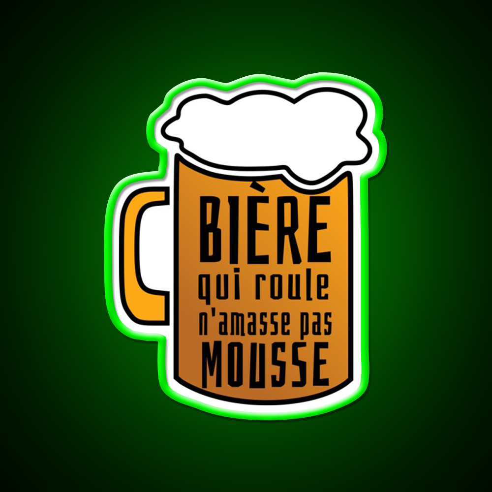 Gift Humor Man Beer Aperitif Man Cave Bar Led Neon Sign Rgb Color - LED neon sign view 8