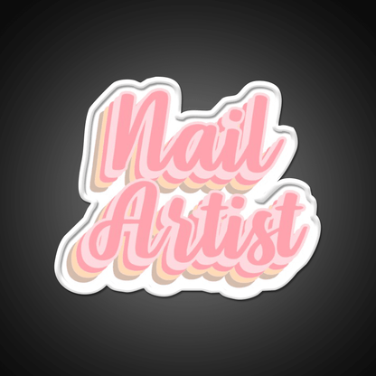 Gift Idea For Nail Artist Nail Salon Led Neon Sign Rgb Color - Shineneon