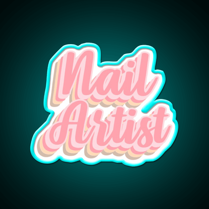 Gift Idea For Nail Artist Nail Salon Led Neon Sign Rgb Color - Shineneon
