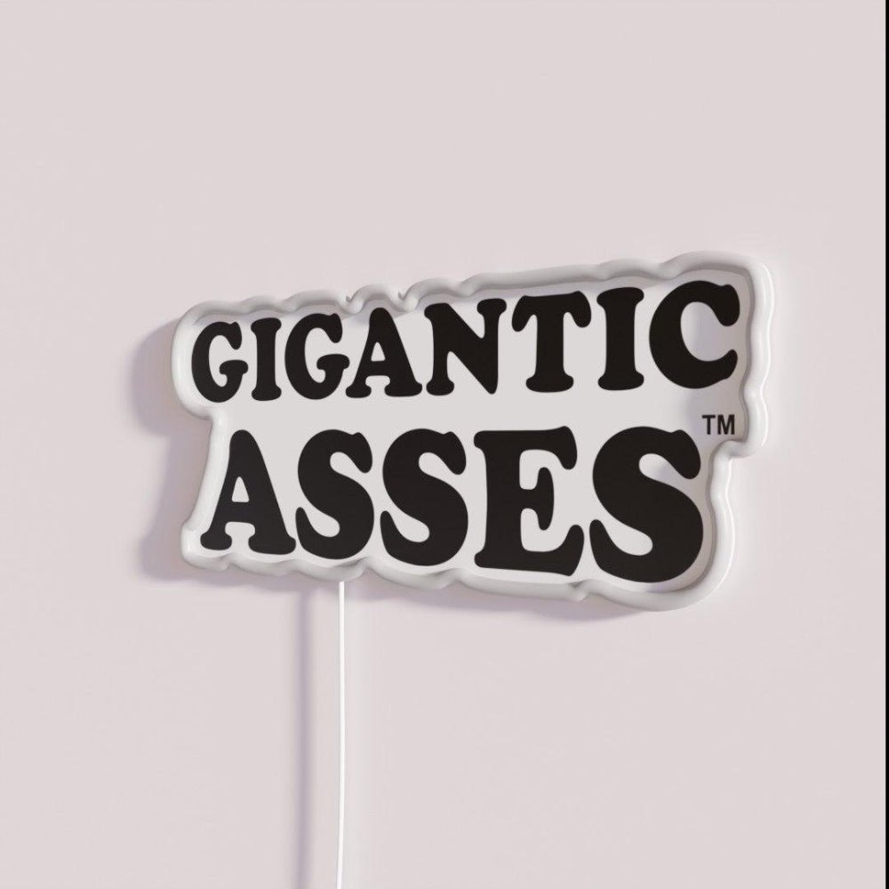 Gigantic Asses Rgb Led Neon Sign - Shineneon