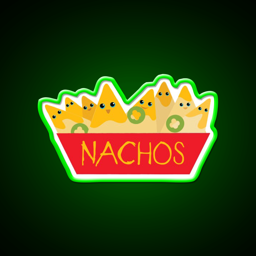 Gimme More Nachos Snack Food Led Neon Sign Rgb Color - Shineneon