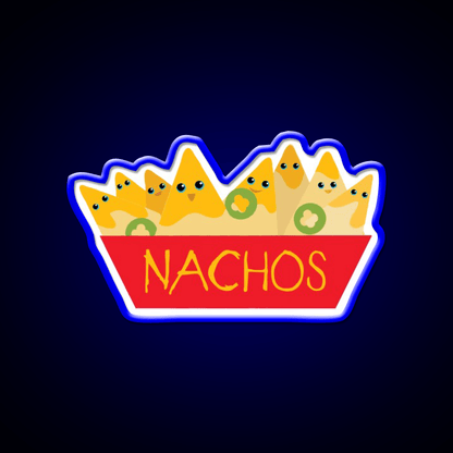 Gimme More Nachos Snack Food Led Neon Sign Rgb Color - Shineneon