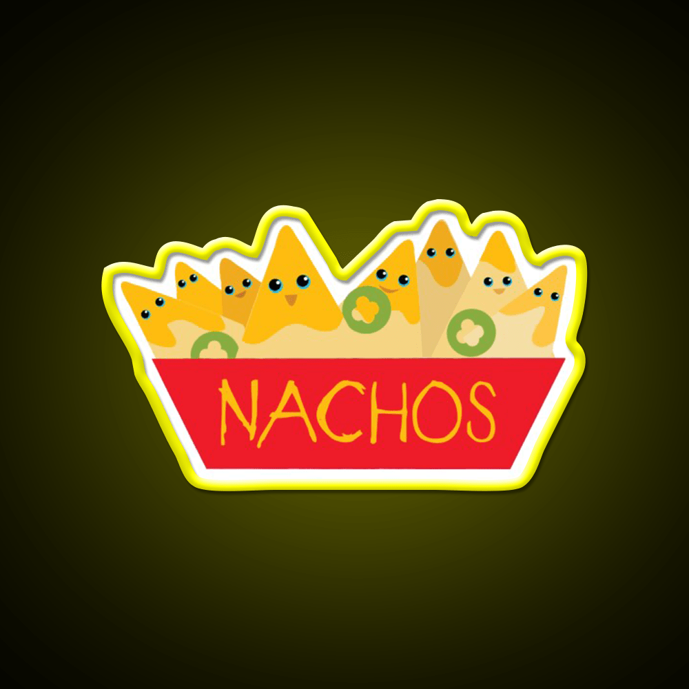 Gimme More Nachos Snack Food Led Neon Sign Rgb Color - Shineneon