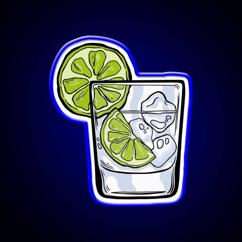 Gin And Tonic Cocktail Bar Decor Led Neon Sign Rgb Color - Shineneon