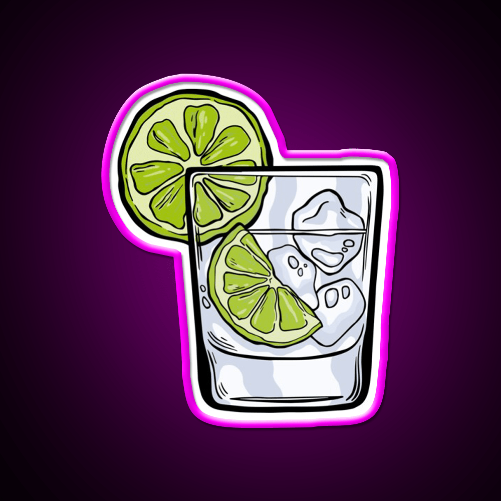 Gin And Tonic Cocktail Bar Decor Led Neon Sign Rgb Color - Shineneon