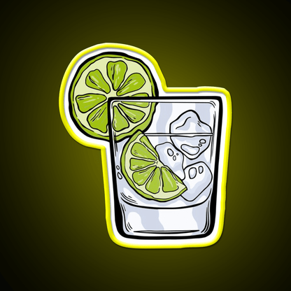 Gin And Tonic Cocktail Bar Decor Led Neon Sign Rgb Color - Shineneon