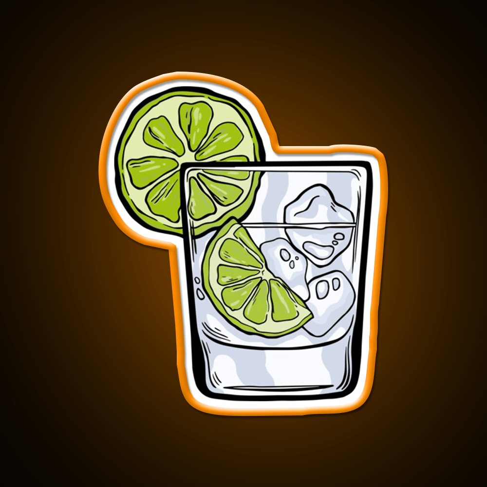 Gin And Tonic Cocktail Bar Decor Led Neon Sign Rgb Color - Shineneon