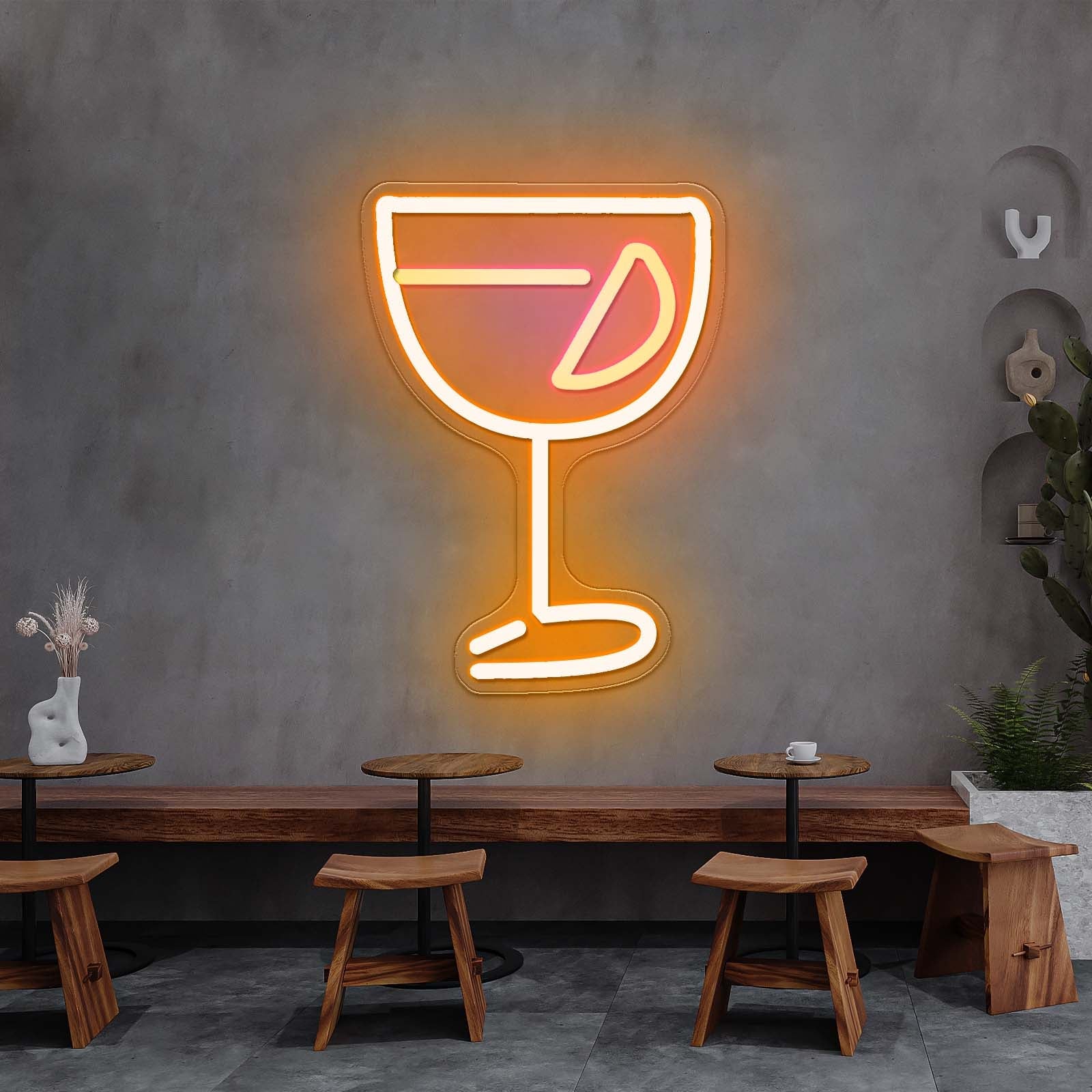 Gin And Tonic Cocktail Led Neon Signs For Bar Wall Decor - Shineneon