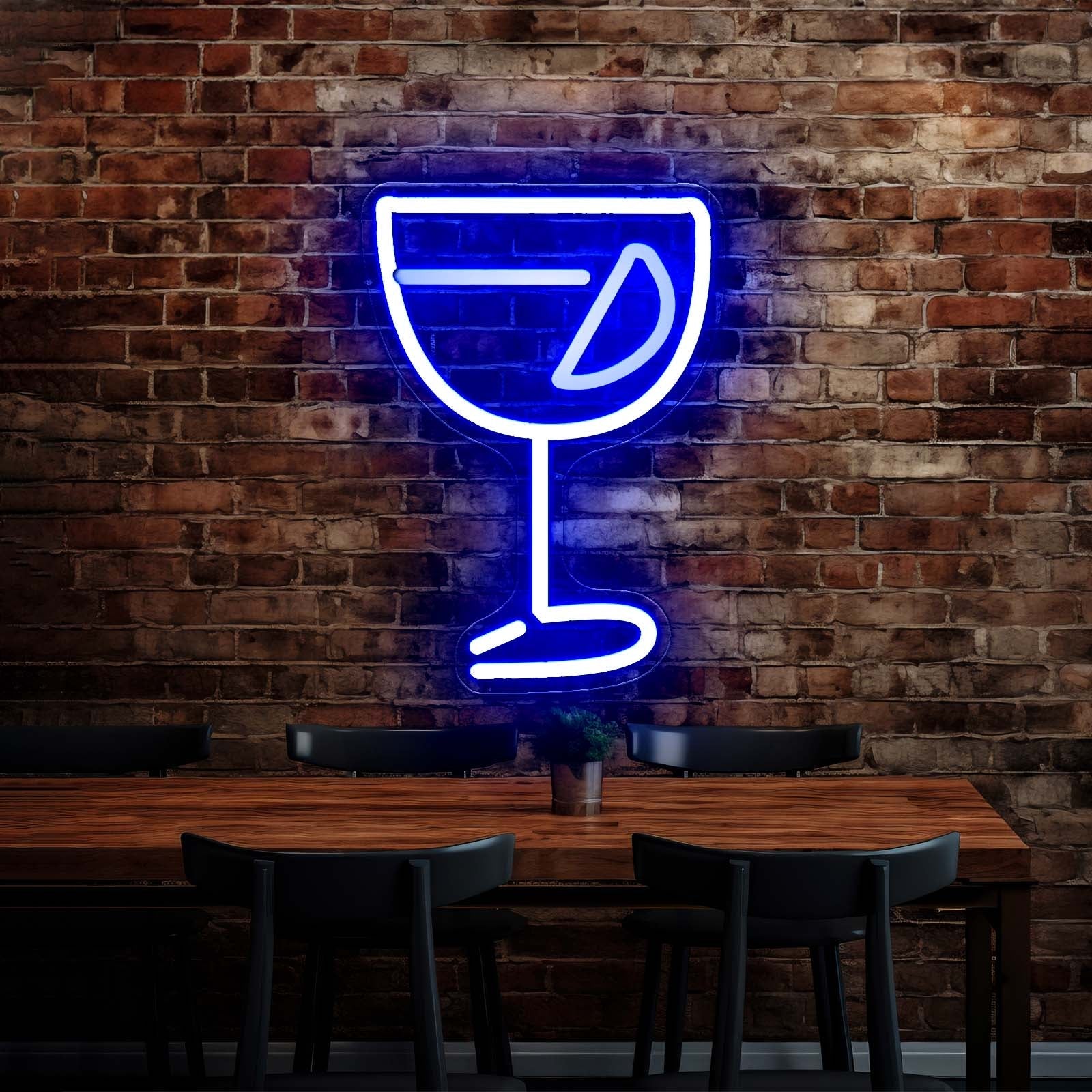 Gin And Tonic Cocktail Led Neon Signs For Bar Wall Decor - Shineneon