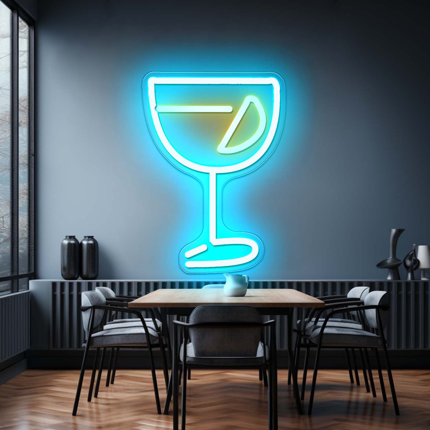 Gin And Tonic Cocktail Led Neon Signs For Bar Wall Decor