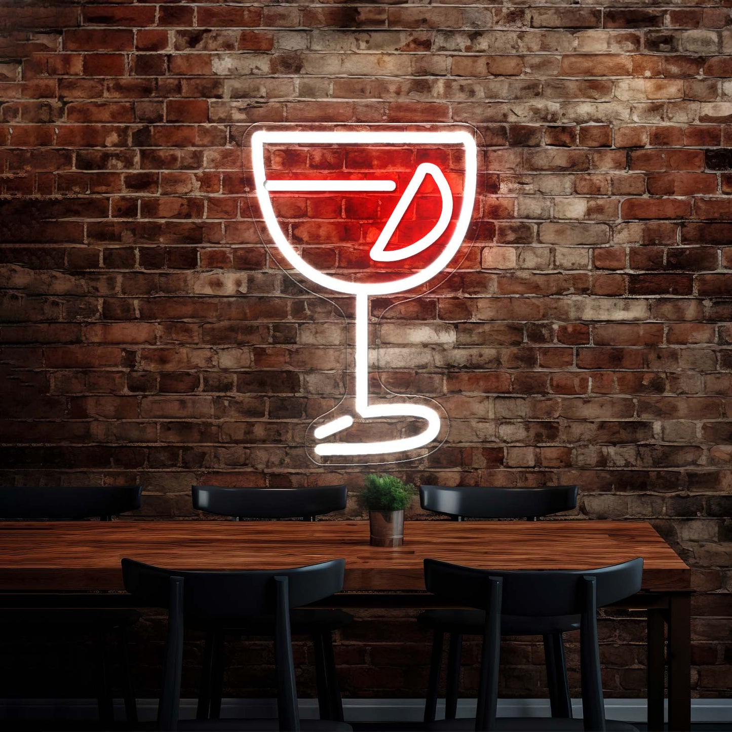 Gin And Tonic Cocktail Led Neon Signs For Bar Wall Decor