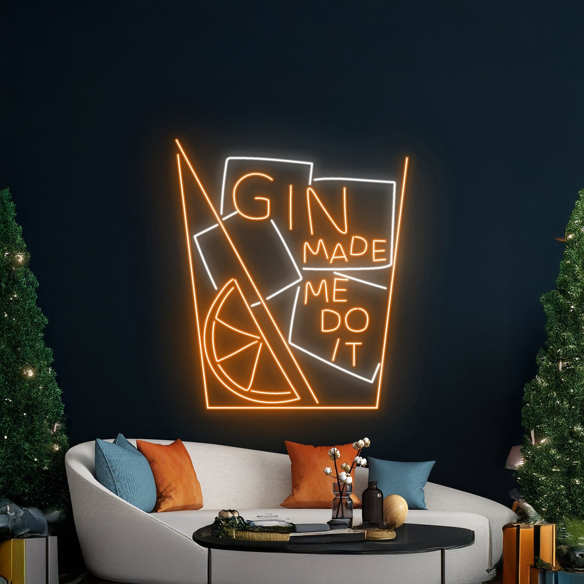 Gin Made Me Do It Neon Sign - Shineneon