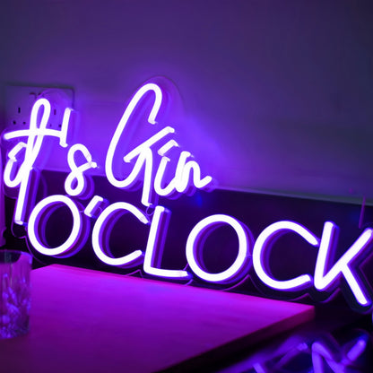 Gin Oclock Light Up Your Room With The Timeless Elegance Of Gin | Shineneon