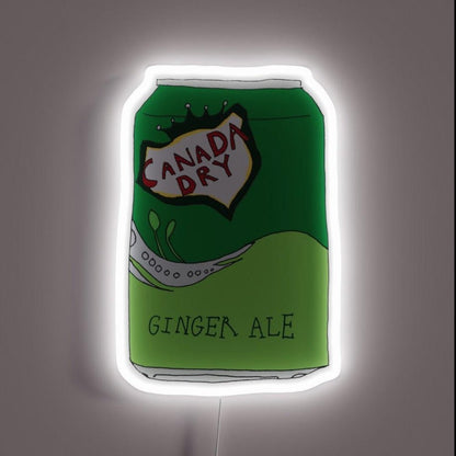 Ginger Ale Soda Can Rgb Led Neon Sign - Shineneon