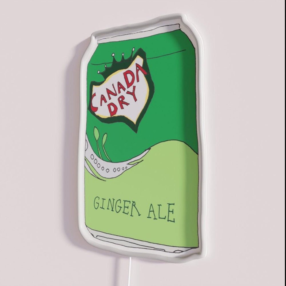 Ginger Ale Soda Can Rgb Led Neon Sign - Shineneon