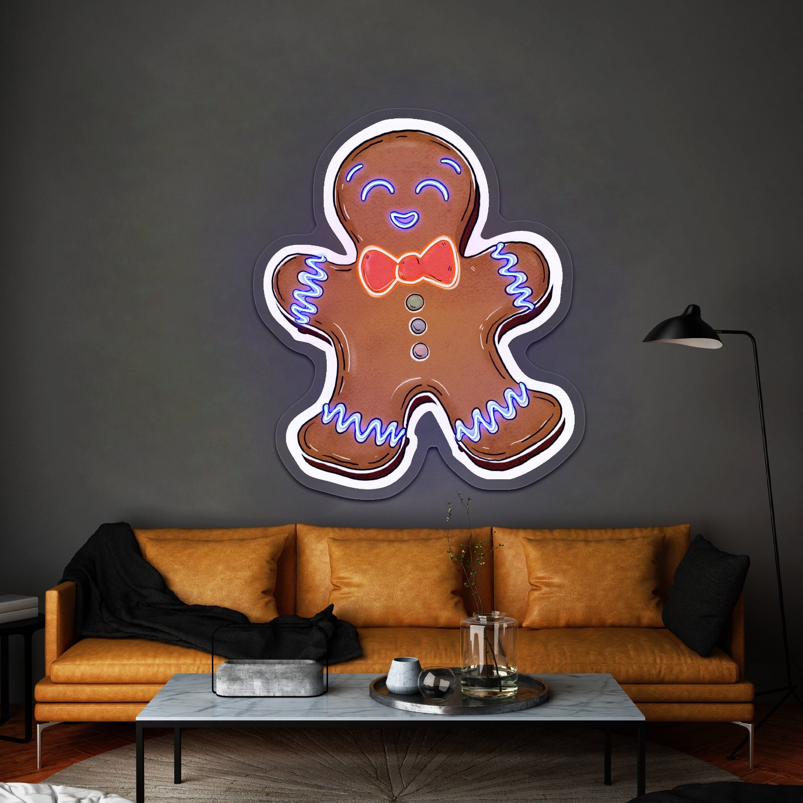 Gingerbread Cookie Cool Led Signs For Restaurant - Shineneon