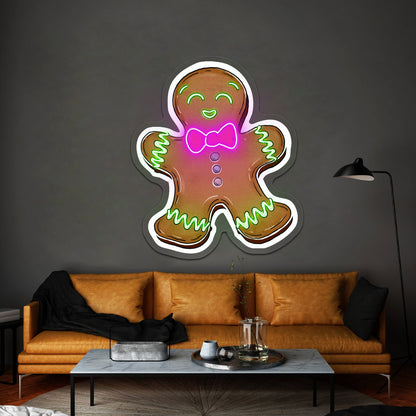 Gingerbread Cookie Cool Led Signs For Restaurant - Shineneon