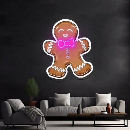 Gingerbread Cookie Cool Led Signs For Restaurant - Shineneon