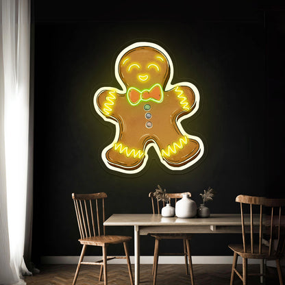 Gingerbread Cookie Cool Led Signs For Restaurant - Shineneon